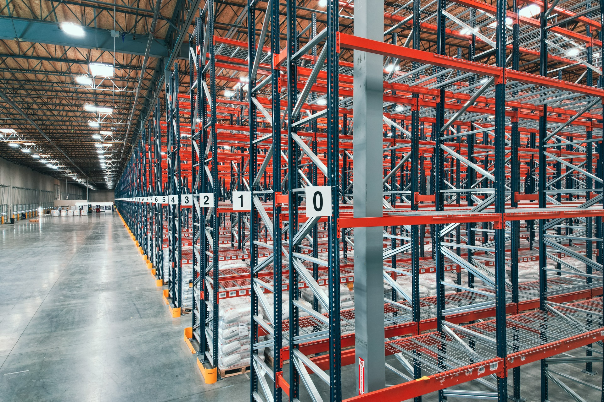 Industrial pallet racking warehouse in Murfreesboro
